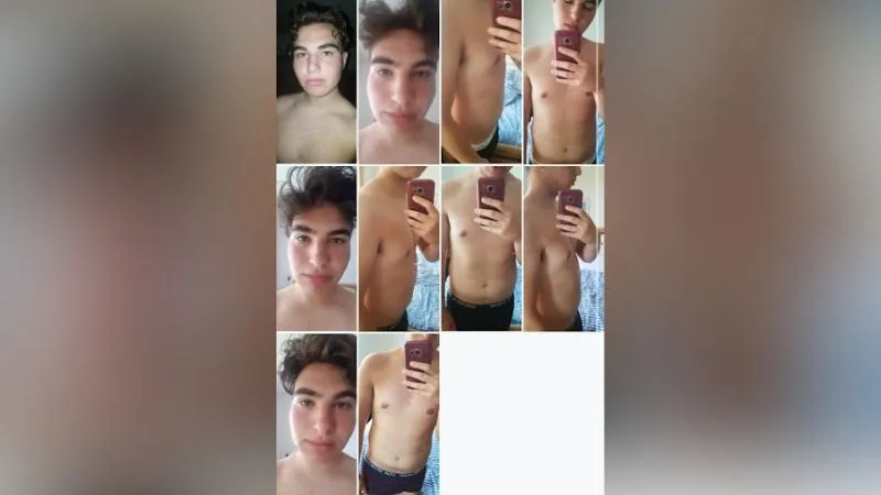 Larsanova weight loss transformation progress photos showing body changes during looksmaxxing journey